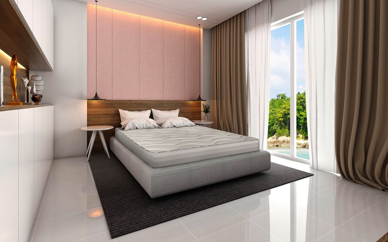 Saltea ortopedica, anatomica, Memory Pocket Hotel Collection 7 Zone de confort, 200x200, H 30 cm - imagine 6